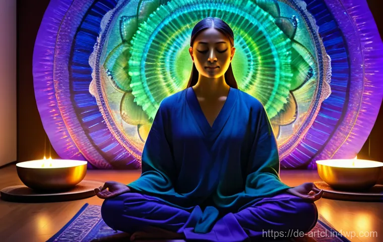 사운드 아트와 심리적 공간의 관계 - **Invisible Architects of Emotional Soundscapes:**
    A visually stunning, abstract representation ...